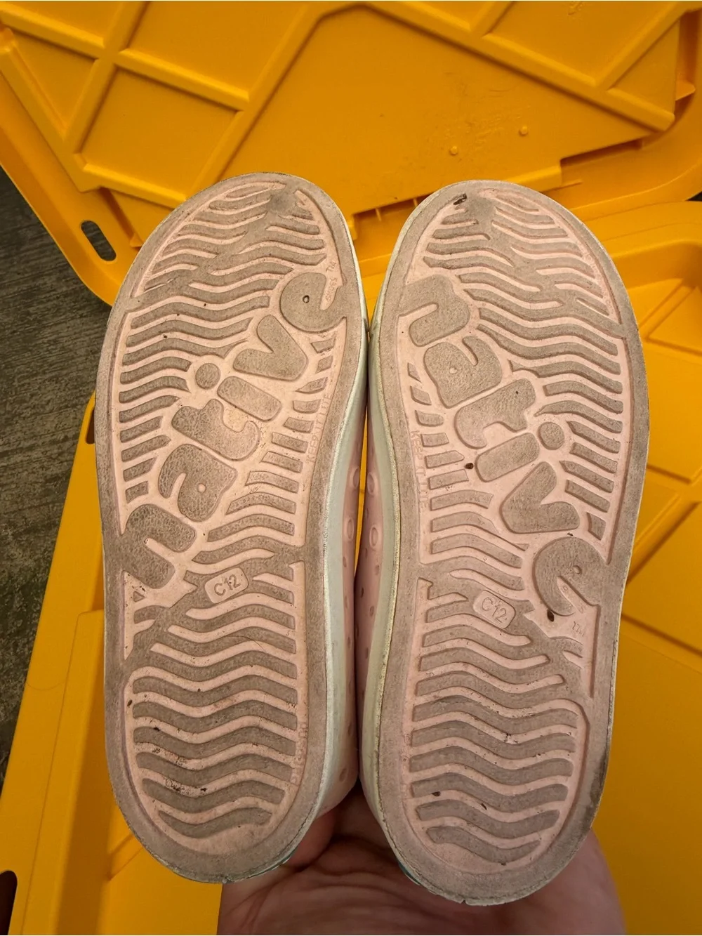 Native Kids Slip-On Water Shoes in Light Pink